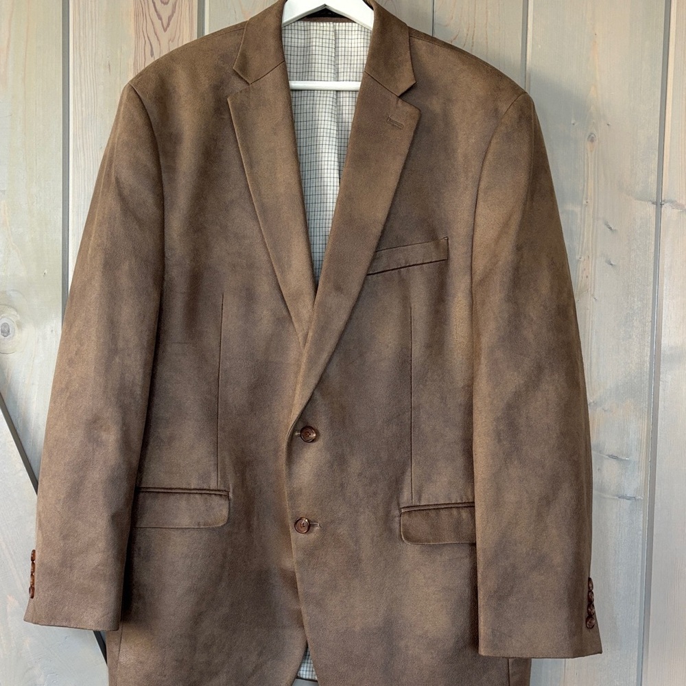 Ralph Lauren faux suede blazer